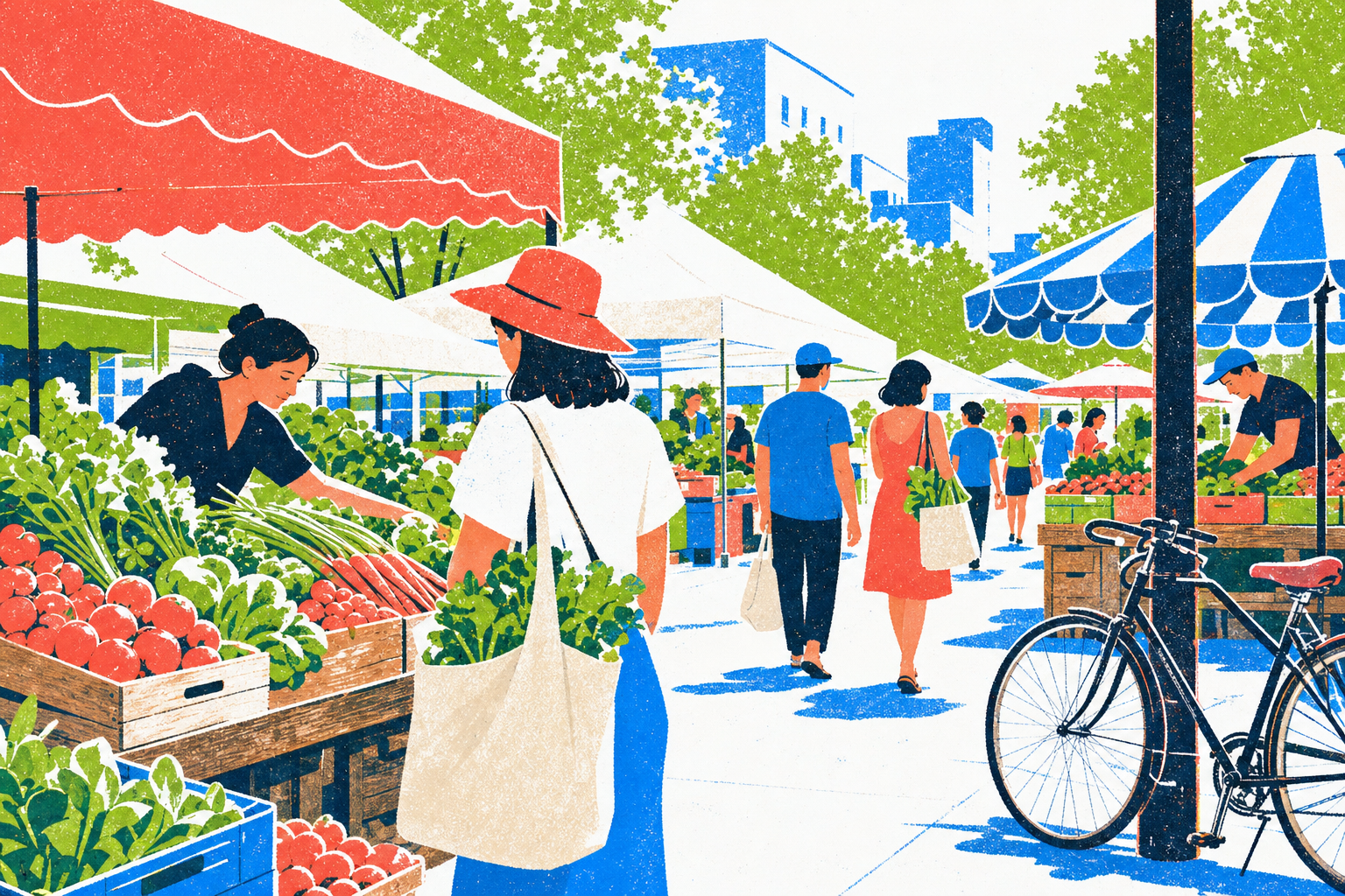 Riso Poster Illustration hero