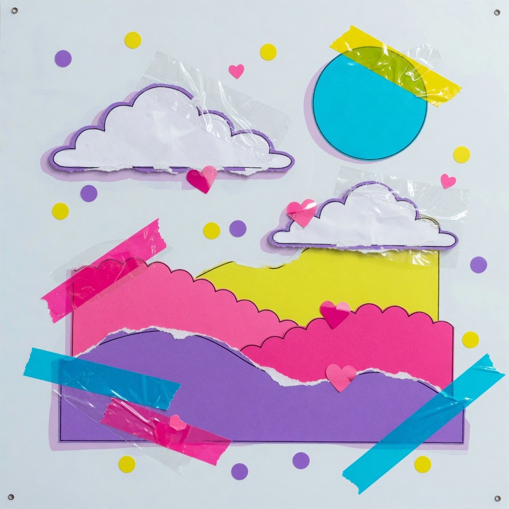 Mixed-Media Pop hero